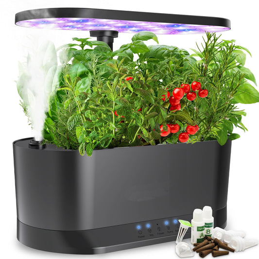 Hydroponics Growing System with Atomizer & Water Automatic Cycle System 11 Pods Indoor Garden System